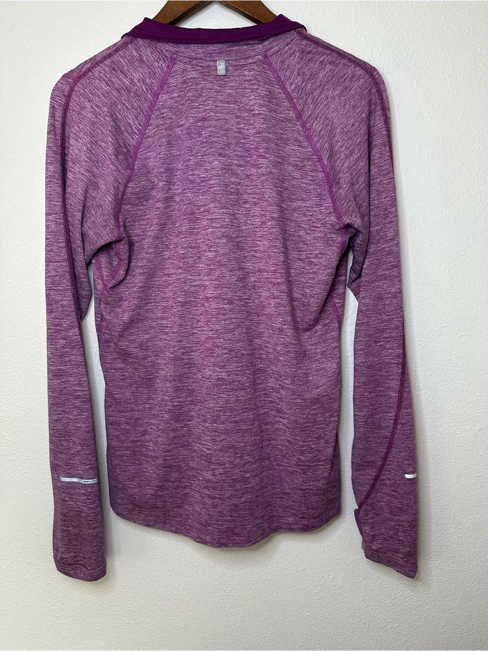 Nike Dri-Fit Purple Quarter-Zip Pullover